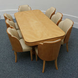 Art Deco Eight Seat Dining Suite 8 seater dining suite by Harry & Lou Epstein Art Deco Original - Jeroen Markies Art Deco