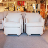 A pair of Art Deco cloud chairs by Harry & Lou Epstein circa 1930