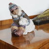 Eskimo Playing by Juan Huerta for Lladró Pottery Figurine Spanish - Jeroen Markies Art Deco