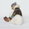 Eskimo Playing by Juan Huerta for Lladró Pottery Figurine Spanish - Jeroen Markies Art Deco