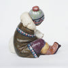 Eskimo Playing by Juan Huerta for Lladró Pottery Figurine Spanish - Jeroen Markies Art Deco