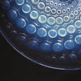 'Volutes' Art Deco opalescent and frosted glass plate - René Lalique Glass - Jeroen Markies Art Deco