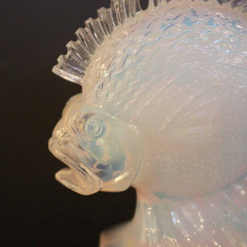 Art Deco glass fish by Ferjac of France circa 1925