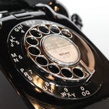 An original GPO model 706 telephone in black at Jeroen Markies
