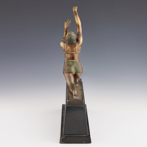 Art Deco Cold Painted Bronze Sculpture by Otto Hafenrichter - Jeroen Markies Art Deco 