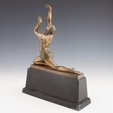 Art Deco Cold Painted Bronze Sculpture by Otto Hafenrichter - Jeroen Markies Art Deco 