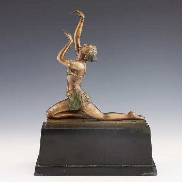 Art Deco Cold Painted Bronze Sculpture by Otto Hafenrichter - Jeroen Markies Art Deco 