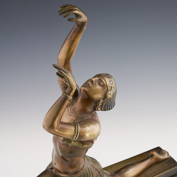 Art Deco Cold Painted Bronze Sculpture by Otto Hafenrichter - Jeroen Markies Art Deco 