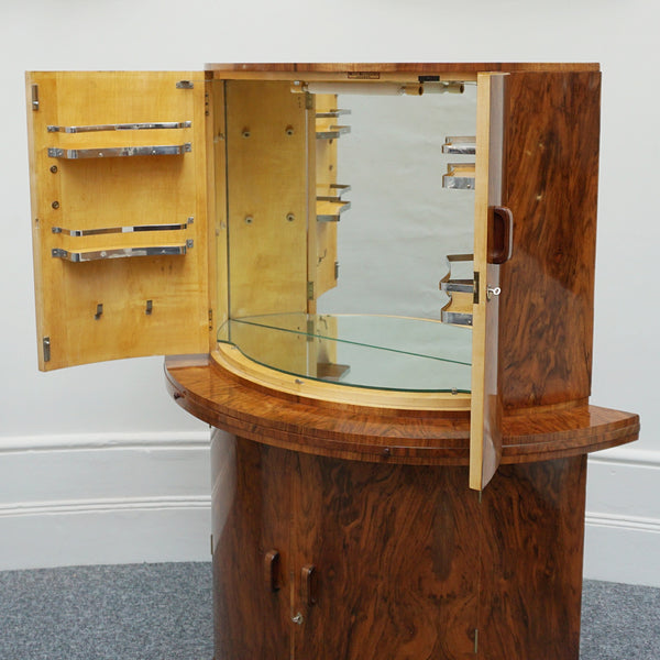 Art Deco Cocktail Cabinet.by Gold Feather Products Circa 1930 - Jeroen Markies Art Deco