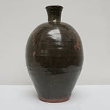 A Large Tenmoku Glazed Stoneware Vase by William Marshall - Jeroen Markies Art Deco