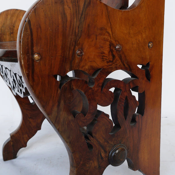 Late 19th Century Victorian Hall Chair Walnut Circa 1890 - Jeroen Markies Art Deco
