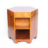 Art Deco, Satin Wood Veneer Hexagonal Library Table.