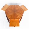 Art Deco, Satin Wood Veneer Hexagonal Library Table.