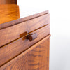 Art Deco, Satin Wood Veneer Hexagonal Library Table.