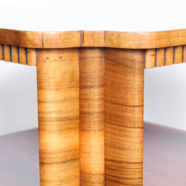 Walnut Veneer Side Table