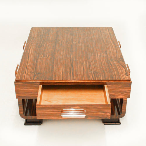 Art Deco coffee table in macassar ebony - Art Deco Coffee Tables - Jeroen Markies Art Deco