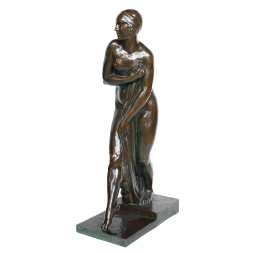 Le Bain de Champagne Caron - G. Chauvel - Art Deco Bronze Sculptures - Jeroen Markies Art Deco