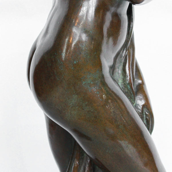 Le Bain de Champagne Caron - G. Chauvel - Art Deco Bronze Sculptures - Jeroen Markies Art Deco