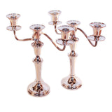 A pair of Silver Candelabra