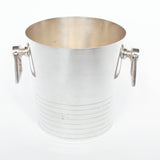 Silver plated ice bucket by Casino De Pourville, South of France at Jeroen Markies.