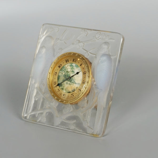 Inséparables Clock by René Lalique - René Lalique Glass -  Jeroen Markies Art Deco