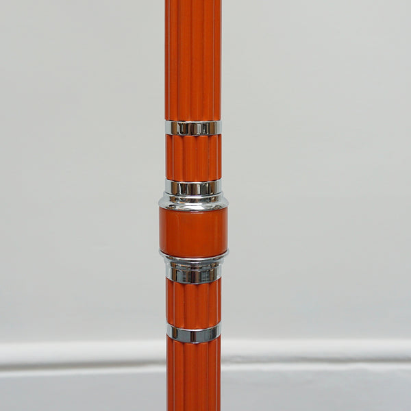 Vintage Art Deco Style Orange Bakelite Uplighter - Jeroen Markies Art Deco