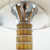 Art Deco Pair of Bakelite and Chromed Metal Lamps - Jeroen Markies Art Deco