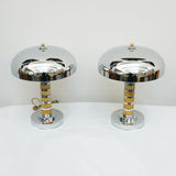 Vintage Bakelite and Chromed Metal Art Deco Lamps -Jeroen Markies Art Deco