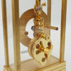 Jaeger Le-Coultre Table Clock Gilt Brass Original 1985 with Box - Jeroen Markies Art Deco