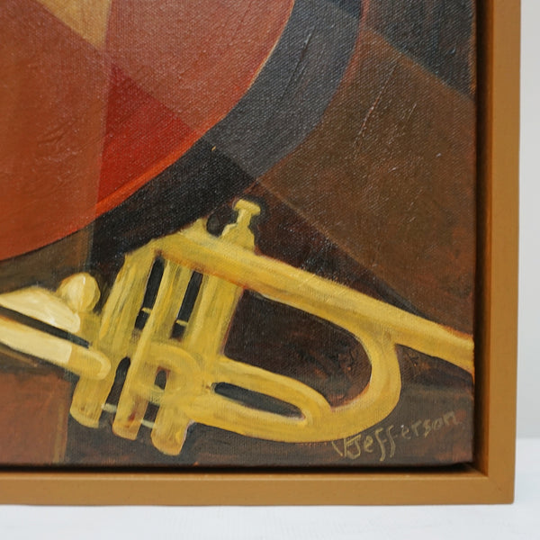 Original Contemporary Jazz Painting Oil on Canvas JAZZ - Jeroen Markies Art Deco