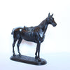 John Willis Good Alert Hunter bronze horse, a saddled hunting horse, circa 1875 at Jeroen Markies