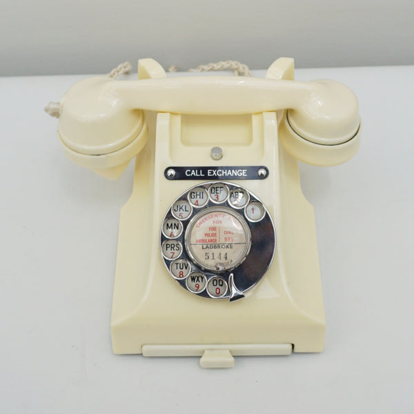 Original GPO Model 332L Ivory Bakelite Telephone - Jeroen Markies Art Deco