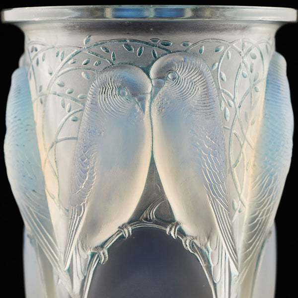 Rene-Lalique-France-Ceylan-Glass-Vase-Jeroen Markies Art Deco