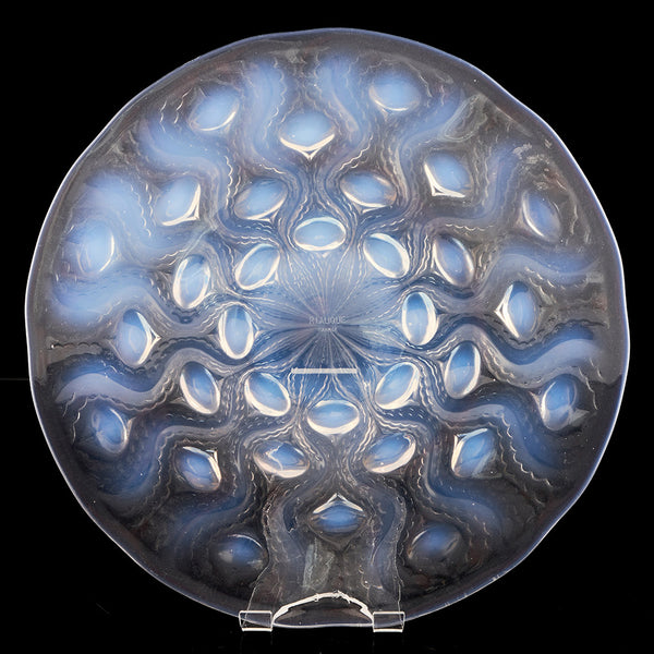 Bulbes No.2 Rene Lalique Original Opalescent Glass Plate - Jeroen Markies Art Deco