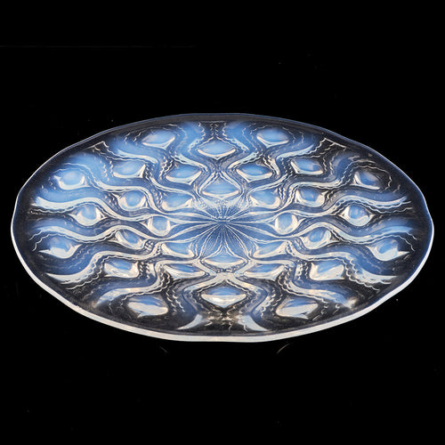 Bulbes No.2 Rene Lalique Original Opalescent Glass Plate - Jeroen Markies Art Deco