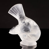 'Moineau Coquet' Rene Lalique Glass Bird Paperweight -Jeroen Markies Art Deco