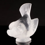 'Moineau Coquet' Rene Lalique Glass Bird Paperweight -Jeroen Markies Art Deco