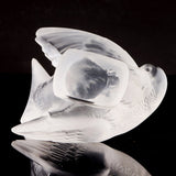 'Moineau Coquet' Rene Lalique Glass Bird Paperweight -Jeroen Markies Art Deco