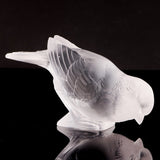 Moineau Timide R Lalique Glass Bird Paperweight - Jeroen Markies Art Deco