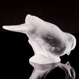 Moineau Timide R Lalique Glass Bird Paperweight - Jeroen Markies Art Deco