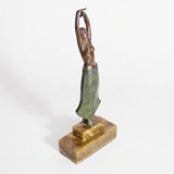 Art Deco Bronze Dancing Lady by Pierre Laurel Jeroen Markies Art Deco 