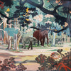 'Elephants in the Forest' Lacquer on Panel by Le Thy a Vietnamese Artist Original Vietnamese Art - Jeroen Markies Art Deco