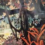 'Elephants in the Forest' Lacquer on Panel by Le Thy a Vietnamese Artist Original Vietnamese Art - Jeroen Markies Art Deco