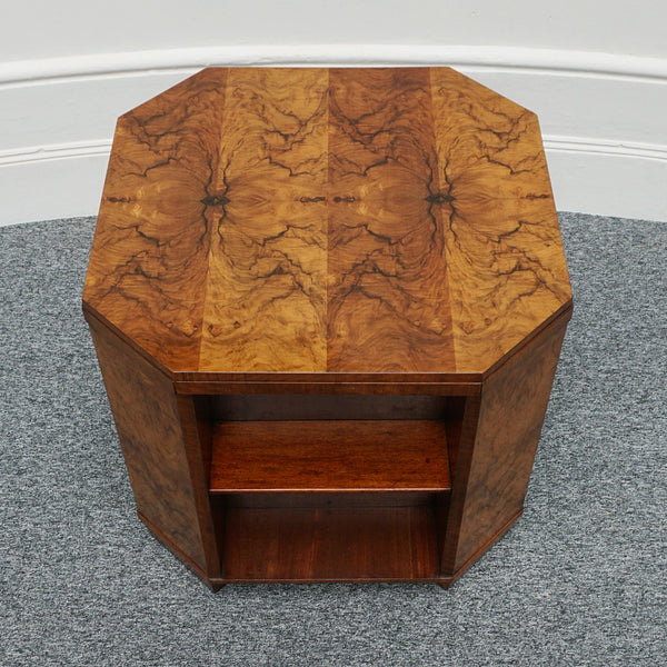 Art Deco Heal's of London Walnut Library Table - Jeroen Markies Art Deco