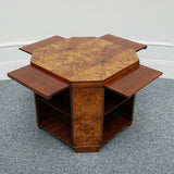 Art Deco Heal's of London Walnut Library Table - Jeroen Markies Art Deco