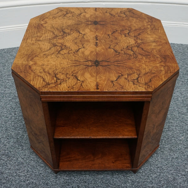 Art Deco Heal's of London Walnut Library Table - Jeroen Markies Art Deco