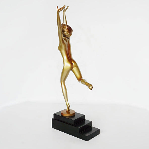 Dancing Female - Josef Lorenzl - Art Deco Bronze Sculptures - Jeroen Markies Art Deco