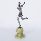Josef Lorenzl Running Girl Art Deco Bronze Sculpture Jeroen Markies Art Deco