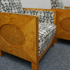Vintage Art Deco Northern European Club/Lounge Chairs Circa 1930  Karelian Birch - Jeroen Markies Art Deco