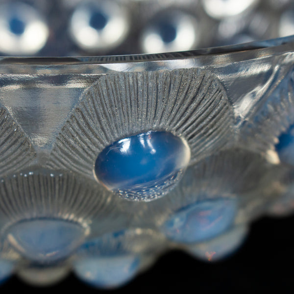 Plumes de Paon - Art Deco Glass Bowl - Rene Lalique Glass - Jeroen Markies Art Deco 